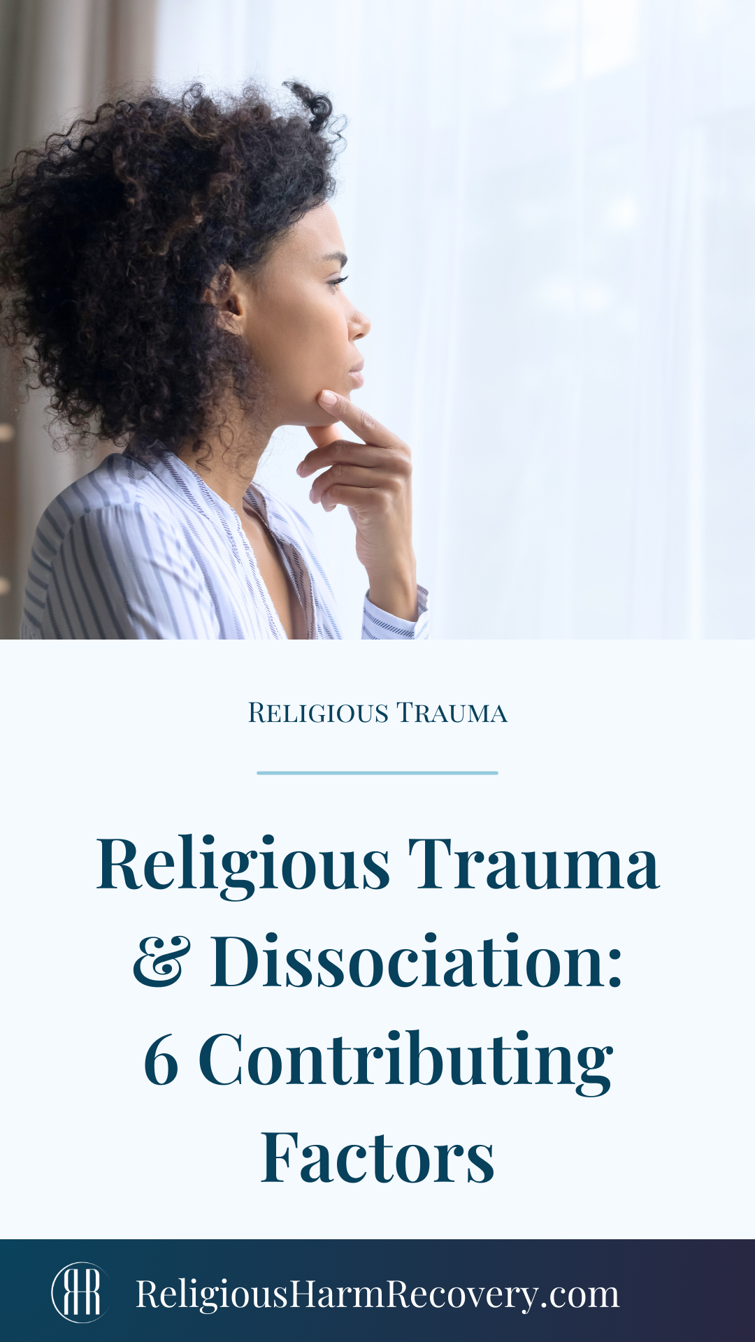 Pinterest image with the caption "6 Ways Religious Cults Cause You to Dissociate"