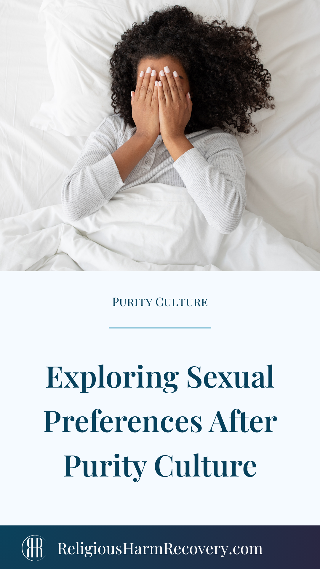 Pinterest Image with the caption "Exploring Sexual Preferences after purity culture"